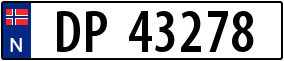 Truck License Plate